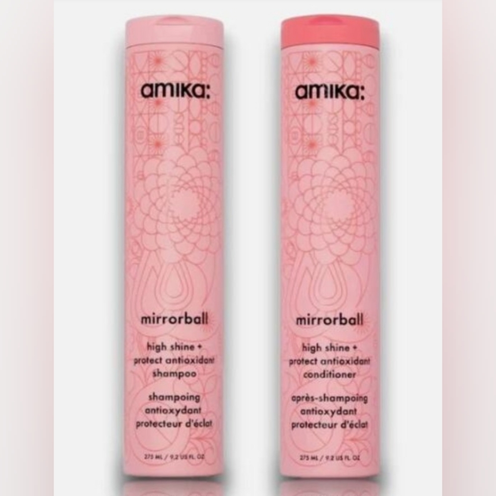 Amika Mirrorball High Shine Hair Set - Pink